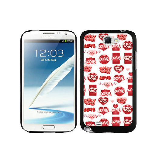 Valentine Just Love Samsung Galaxy Note 2 Cases DOY